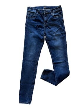KUT FROM THE KLOTH Toothpick Skinny Jeans Size 4 Mid Rise Dark Wash